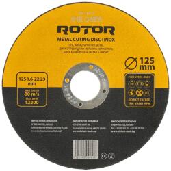 ROTOR Disc abraziv pentru metal+inox ROTOR 125*1, 6*22, 23 (15927)