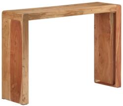 vidaXL Конзолна маса, 110x30x76 cм, акациево дърво масив (351650)