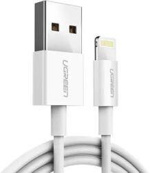 UGREEN US155 КАБЕЛ USB А / Lightining MFI 2m UGREEN - БЯЛ (Ugreen 20730)