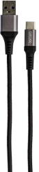 Grixx Cablu date GRIXX - USB-C to USB, impletit, lungime 1m - negru (GRCACUSBFBK01) - vexio