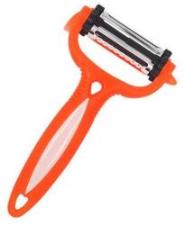 Original Deals Professzionális kés, zöldségek vágásához, pucolásához és tisztításához, 5 pengével, többfunkciós, narancssárga (22AGL0814)