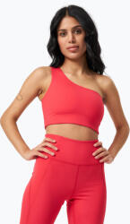 Girlfriend Collective Bianca One Shoulder cseresznye edzőmelltartó