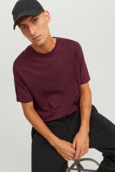JACK & JONES Jack & Jones, Kerek nyakú organikuspamut póló, Bíborszín, 2XL (12156101-PORT-ROYALE-SLIM-XXL)