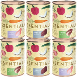 Terra Canis 6x385g Terra Canis Essential 8+ nedves kutyatáp mix (3 fajtával)