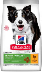 Hill's Science Plan 3kg Hill's Science Plan Senior Vitality Mature Adult 7+ Medium csirke & rizs száraz kutyatáp