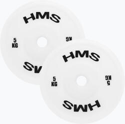 HMS PE olimpiai súly HMS TPP05 2 x 5 kg fehér