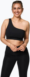 Girlfriend Collective Bianca One Shoulder edzőmelltartó fekete