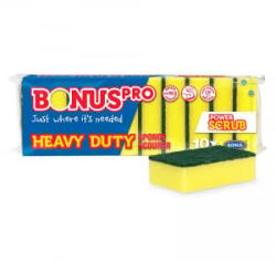 Bonus Mosogatószivacs 10 db/csomag PRO Heavy Duty (B520) (B520)