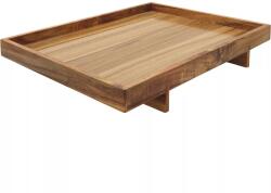 Bredemeijer Wazuka Fa tálalótálca, akácfából, Magasság: 65 mm, Hossz: 400 mm, Szélesség: 300 mm