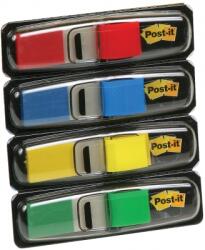 3M Index autoadeziv mini Post-It® 4 culori clasice, 35 buc/culoare, 140 buc/set 3M 70071353570 (683-4)