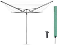 Brabantia Kültéri Brabantia Essential 90300259, 40 m, Betonhorgony, Tok, Korrózióálló, Inox Ruhaszárító