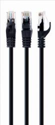 Gembird Patch Cord Gembird PP6U-1.5M/BK, UTP, Cat6, 1.5m, Black (PP6U-1.5M/BK) - flax