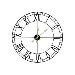  Fém falióra 88cm fekete