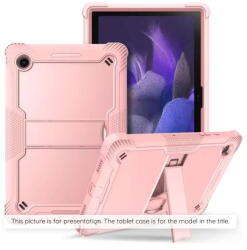 Techsuit Husa pentru iPad Pro 11 (2024) + Folie - Techsuit Rugged TabShell - Rose Gold (KF2327069)
