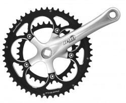 Sunrace FCR9F négyszögtengelyes országúti hajtómű, 34-50T, 2x8s, 170 mm, alumínium, ezüst