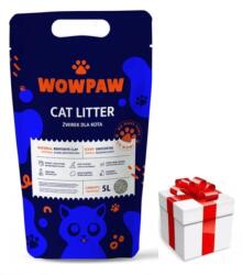  WowPaw WOW PAW Bentonit alom - Illatosítatlan macskáknak 5L + Ingyenes Meglepetés Macskának