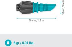 GARDENA Micro Drip System permetező fúvóka 360 fok (13322-20)
