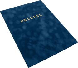 Bluering Oklevéltartó A4, prémium, arany nyomattal, Bluering kék