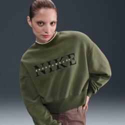 Nike Sportswear Phoenix Fleece Womens Oversized Crew-Neck Sweatshirt S | Femei | Hanorace | Verde | IH4056-222