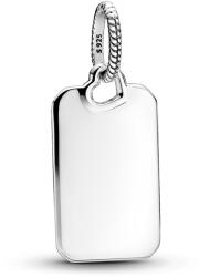 Pandora Gravírozható téglalap medál charm - 398611C00 (398611C00)