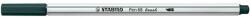 STABILO Ecsetirón, STABILO "Pen 68 brush", földeszöld (568/63) - nyomtassingyen