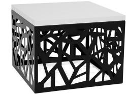  Kisasztal Germantown 102 (Matt fekete + Fényes fehér)