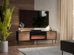  TV-állvány Flosoru 108 (Dió + Fekete)