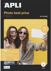 APLI Fotópapír, tintasugaras, A4, 140 g, fényes, APLI Best Price - officeland