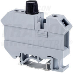 TRACON TSKA16B Biztosítós ipari sorozatkapocs, csavaros, sínre, fekete (TSKA16B)