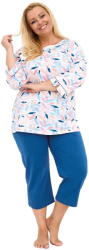 Cornette Pijama dama CORNETTE 732/452 AMELIA 2 PLUS alb-marin: 3XL (31913 3XL)