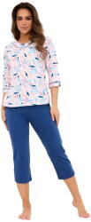 Cornette Pijama dama CORNETTE 732/452 AMELIA 2 alb-marin: XXL (31769 XXL)