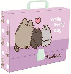 St. Majewski Pusheen Cat cicás fogantyús irattartó XL - Smile every day (682339)