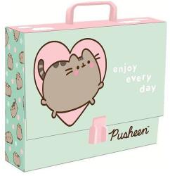 St. Majewski Pusheen Cat cicás fogantyús irattartó XL - Enjoy every day (679681) - gigajatek