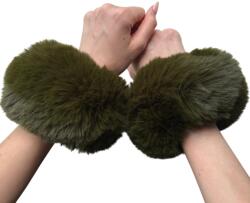 HARAHU Szőrme mandzsetta - Khaki KP38187