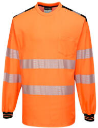 Portwest PW3 Hi-Vis hosszú ujjú póló (T185OBRL) - munkavedelemplusz