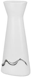  Modern elegancia - hullámvonalas kerámia váza (6x10x25 cm)