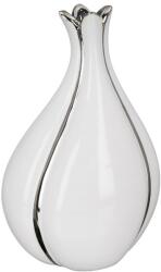  „Ezüst Kontúr kerámia váza 20 cm