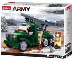 Sluban Army WWII - Budapest ostroma: BM-13 Katyusa sorozatvető építőjáték készlet (M38-B0975)