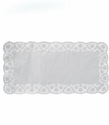 WIMEX s. r. o WIMEX s. r. o. Dantelă decorativă (PAP) pătrată albă 30 x 18 cm [100 buc] Tava