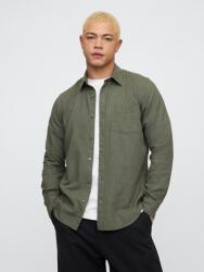 GAP Риза от лленобленда Standard GAP GAP | Zelen | МЪЖЕ | XL