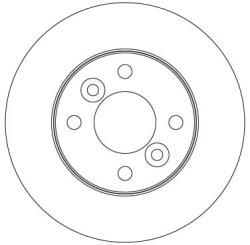 TRW Disc frana TRW DF3989 (DF3989) - automobilus