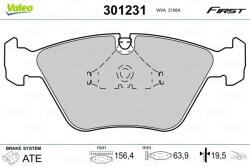 VALEO set placute frana, frana disc VALEO ESSENTIAL 301231 (301231)
