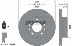 TEXTAR Disc frana TEXTAR PRO 92305203 (92305203)