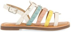 Gioseppo Gioseppo, Bőr halászszandál, Fehér, Türkiz, Barackszínű, 39 EU (806571223-P1-MULTICOLOR-39)