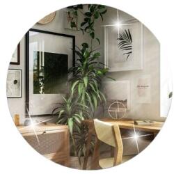 Original Deals Öntapadó akril tükrök fal- és bútordekorációhoz, kör alakú modell, 20 x 20 cm-es, 6 darabos készlet, EREDETI AJÁNLATOK (23AGL1319)