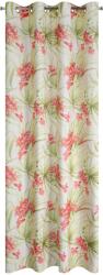 Eurofirany Mari mintás dekor függöny Zöld/piros 140x250 cm (HS389841)