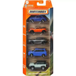Mattel Matchbox kisautók 5 darabos szett - MBX British Roadways (JBX33) - morzsajatekbolt