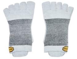 Vibram Fivefingers unisex ujjas zokni, Atlethic No-Show, szintetikus anyag, szürke/fehér, 34-37 (0000302261994_34_37)