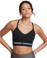 Under Armour Vanish Seamless Low edzőmelltartó fekete / fehér