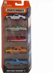 Mattel Matchbox kisautók 5 darabos szett - MBX Road Cruisers II (JBX35) - jatekbirodalom